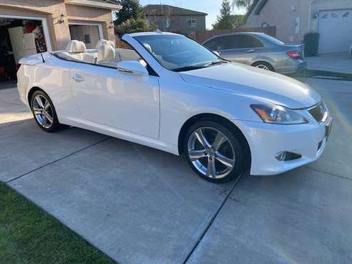 Rare 2012 Lexus IS350C Hardtop Convertible - Very Low Miles - cars & for sale in Stockton, CA