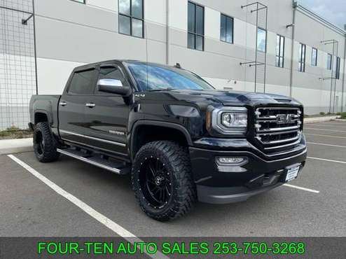 2017 GMC SIERRA SLT 4X4 4WD TRUCK * BLACK OUT * LOW MILES * 1-OWNER... for sale in Bonney Lake, WA