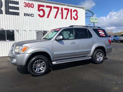 2005 Toyota Sequoia 4dr SR5 4 7 Auto 173K 2WD Full Power 3Rd Seat for sale in Longview, OR