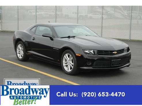 2015 Chevrolet Camaro coupe 2LS - Chevrolet Black for sale in Green Bay, WI