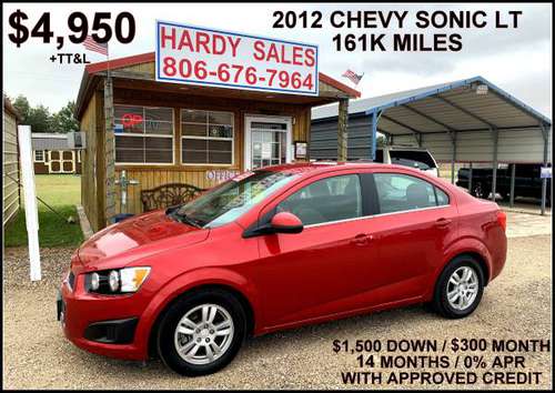 2015 CHEVY SONIC - cars & trucks - by dealer - vehicle automotive sale for sale in FRITCH, TX