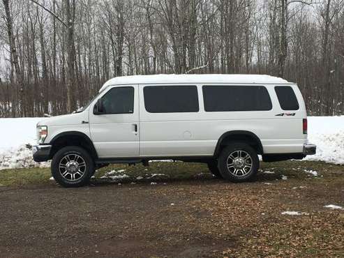 2008 Ford E-350 Quigley 4X4 15-Passeger Van - cars & trucks - by... for sale in Duluth, MN