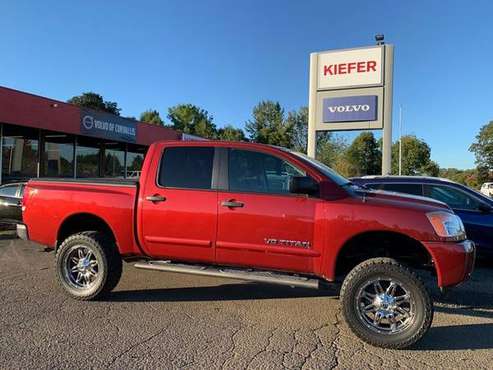 2014 Nissan Titan 4x4 Truck 4WD Crew Cab SWB SV Crew Cab - cars &... for sale in Corvallis, OR