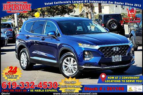 2019 HYUNDAI SANTA FE SE 2.4 SUV-EZ FINANCING-LOW DOWN! - cars &... for sale in El Cajon, CA