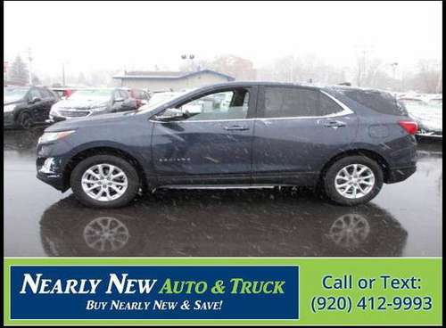 2018 Chevrolet Chevy Equinox Lt Blue Suv - cars & trucks - by dealer... for sale in Green Bay, WI