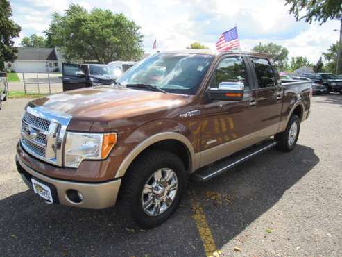 2012 Ford F-150 4WD SuperCrew 145 Lariat for sale in VADNAIS HEIGHTS, MN
