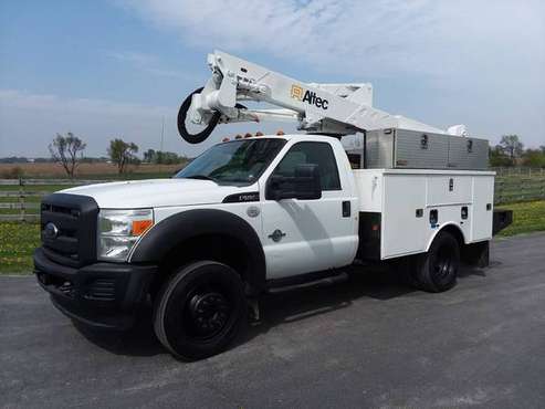 2012 Ford F550 42 Altec AT37G 4x4 Automatic Diesel Bucket Truck for sale in Gilberts, KY
