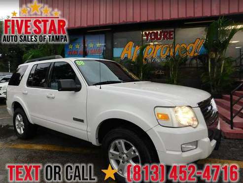 2008 Ford Explorer XLT XLT AS LOW AS 1500 DOWN! W,A,C AS LOW 2.9% for sale in TAMPA, FL