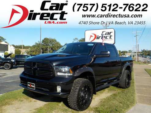 2016 Ram 1500 4X4 CREW CAB SPORT, HEATED SEATS, LEATHER, TO - cars &... for sale in Virginia Beach, VA