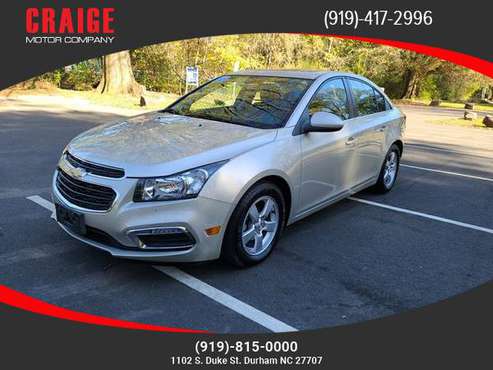 2016 Chevrolet Cruze Limited - cars & trucks - by dealer - vehicle... for sale in Durham, NC
