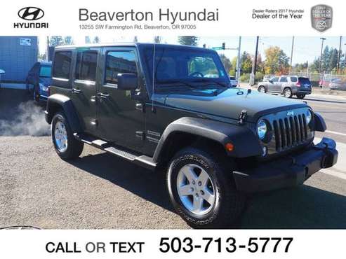 2015 Jeep Wrangler Unlimited Unlimited Sport - cars & trucks - by... for sale in Beaverton, OR