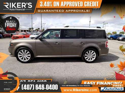 $166/mo - 2014 Ford Flex SEL - 100 Approved! - cars & trucks - by... for sale in Kissimmee, FL