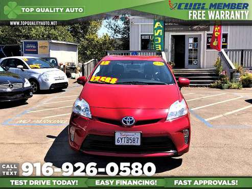 2013 Toyota Prius Four Hybrid for only $11,995 - cars & trucks - by... for sale in Rancho Cordova, CA
