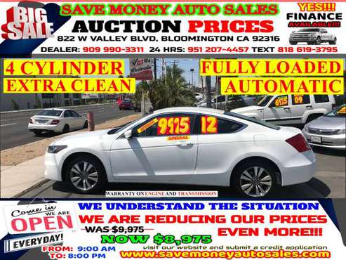 2012 HONDA ACCORD >4 CYLDS>AUTOMATIC>>CALL 24HR - cars & trucks - by... for sale in BLOOMINGTON, CA