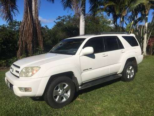 2004 Toyota 4Runner Limited 4X4 - cars & trucks - by owner - vehicle... for sale in Hilo, HI