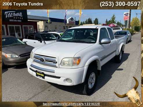 2006 Toyota Tundra SR5 4dr Access Cab 4WD SB (4.7L V8) for sale in Tacoma, WA