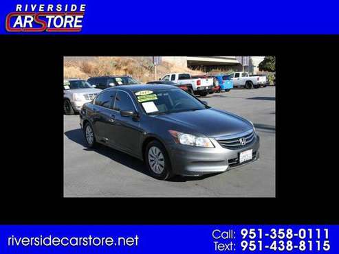 2012 Honda Accord Sdn 4dr I4 Auto LX - cars & trucks - by dealer -... for sale in Riverside, CA