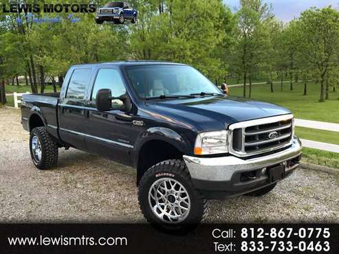 2002 Ford F-250 SD Lariat Crew Cab Long Bed 4WD - - by for sale in Evansville, OH