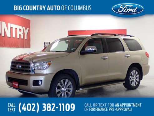 2016 Toyota Sequoia 4WD 5 7L FFV Limited - - by dealer for sale in Columbus, NE