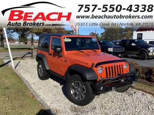 2015 Jeep Wrangler RUBICON 4X4, WARRANTY, HARD TOP, UCONNECT, SIRIUS... for sale in Norfolk, VA