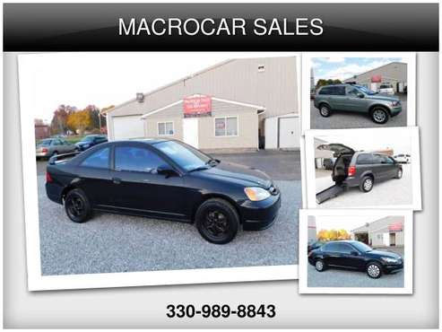 2001 Honda Civic EX 2dr Coupe with - cars & trucks - by dealer -... for sale in Akron, OH