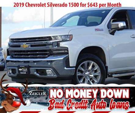 $643/mo 2019 Chevrolet Silverado 1500 Bad Credit & No Money Down OK... for sale in Des Plaines, IL
