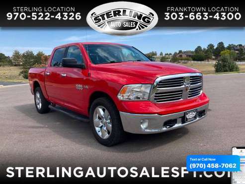 2014 RAM 1500 4WD Crew Cab 140.5 Big Horn - CALL/TEXT TODAY! - cars... for sale in Sterling, CO