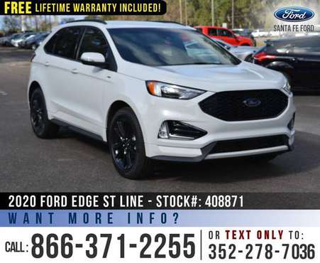 2020 FORD EDGE ST LINE 7, 000 off MSRP! - - by for sale in Alachua, FL