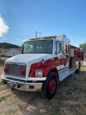 1995 Freightliner FL80 59,000 Miles Firetruck Crew Cab - cars &... for sale in Rapid City, SD