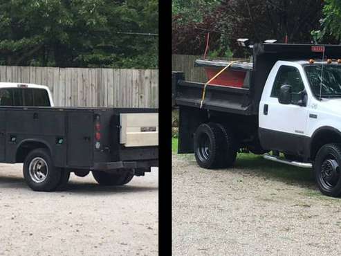 2-CHOICES: DUMP TRUCK w. SNOW PLOW /// OR UTILITY TRUCK w TOMMY LIFT for sale in Champaign, IN