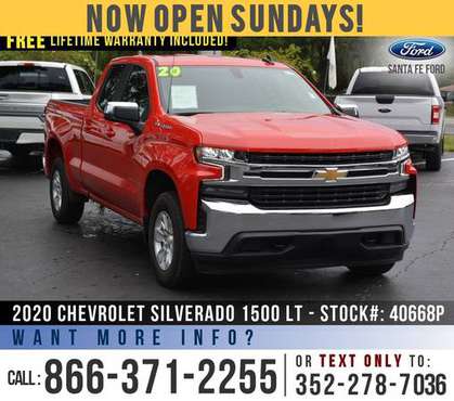 *** 2020 Chevrolet Silverado 1500 LT *** Camera - Cruise - Onstar -... for sale in Alachua, FL