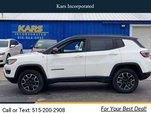 2019 Jeep Compass Trailhawk suv White - - by dealer for sale in Pleasant Hill, IA