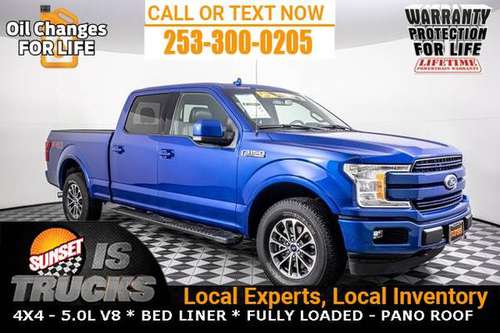 2018 Ford F-150 4x4 4WD F150 Truck Lariat SuperCrew PICKUP - cars &... for sale in Sumner, WA
