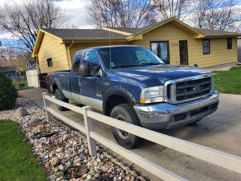 2004 f250 extended cab long box 4x4 diesel - - by for sale in Sioux Falls, SD