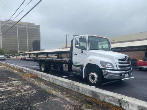 2018 Hino 258 Rollback (Flatbed Tow Truck) - - by for sale in Dallas, TX