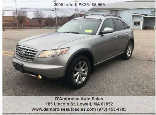 2008 Infiniti FX35 Base AWD 4dr SUV, 90 DAY WARRANTY!!! - cars &... for sale in LOWELL, NY