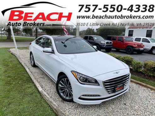 2017 Genesis G80 WARRANTY, LEATHER, PANO ROOF, HEATED/COOLED SEATS,... for sale in Norfolk, VA
