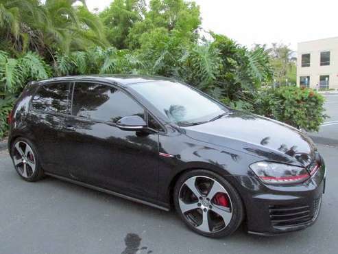2016 VW GTI S Coupe 6-Spd Camera Xenons Clean One Owner w/27K for sale in Carlsbad, CA