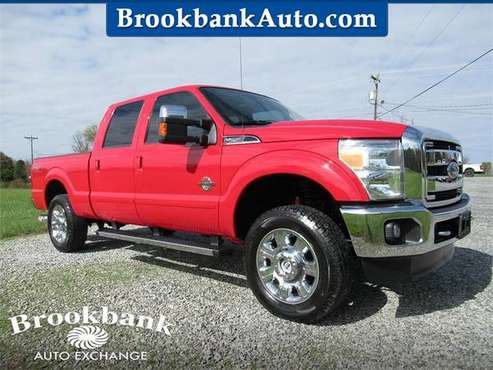 2015 FORD F250 SUPER DUTY LARIAT, Red APPLY ONLINE->... for sale in Summerfield, VA