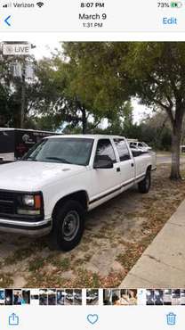 1999 Chevy 3500 4dr long bed work truck for sale in tarpon springs, FL