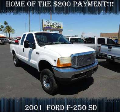 2001 Ford F250 SD BUILT FORD TOUGH! - Super Low Payment! - cars & for sale in Casa Grande, AZ
