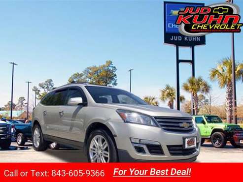 2013 Chevy Chevrolet Traverse LT suv Gold - - by for sale in Little River, SC