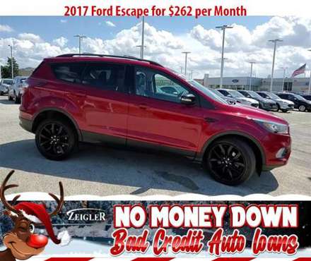 $262/mo 2017 Ford Escape Bad Credit & No Money Down OK - cars &... for sale in Chicago, IL