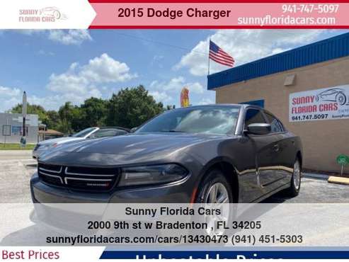 2015 Dodge Charger 4dr Sdn SE RWD LOW MILES - We Finance... for sale in Bradenton, FL