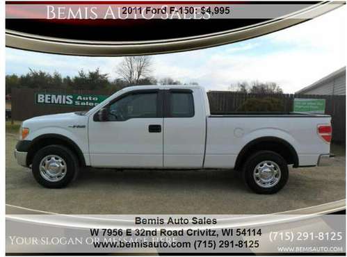 2011 FORD F-150 XL 2WD - cars & trucks - by dealer - vehicle... for sale in Crivitz, WI