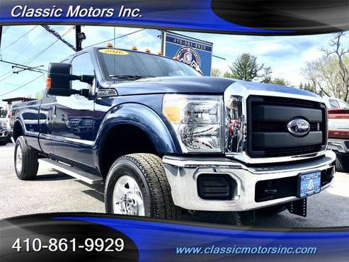 2016 Ford F-350 EXT CAB XL 4X4 1-OWNER! LONG BED! 1 LOW MILE for sale in Finksburg, PA