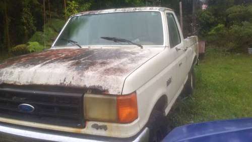1988 Ford F150 4x4 4 Speed Manual Work Truck - cars & trucks - by... for sale in Mt. View, HI