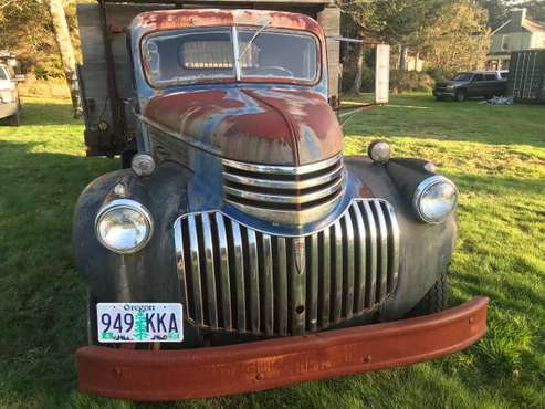 1946 Chevy 1.5 Ton Truck w/ dump bed - cars & trucks - by owner -... for sale in Yachats, OR