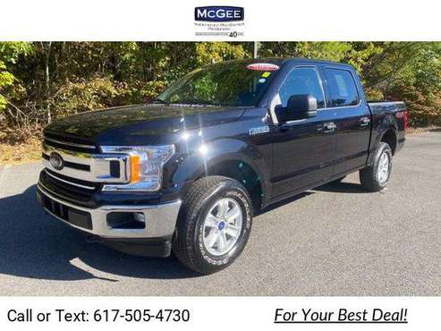 2020 Ford F150 XLT 4WD SuperCrew 5 5 Box pickup Black - cars & for sale in Pembroke, MA