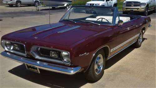 1967 Plymouth Barracuda Convertible - cars & trucks - by owner -... for sale in Rapid City, SD